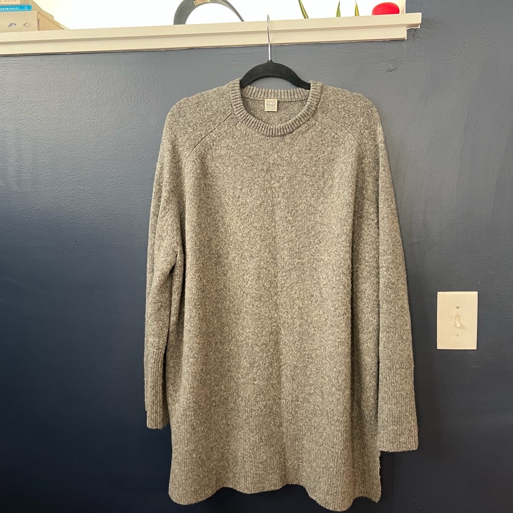 Cozy Gray Knit Sweater